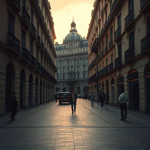 Fragmento de un documental sobre la historia de Madrid capturado en imágenes de alta calidad.
